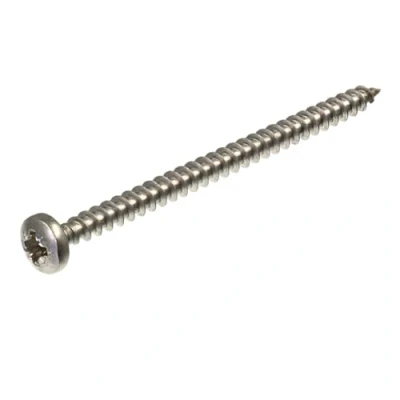 Immagine di SECCARO viti per truciolato a testa semicircolare 4 x 60 mm, in acciaio inox V2A VA A2, legno con filettatura completa, Phillips croce/PZ, 150 pezzi
