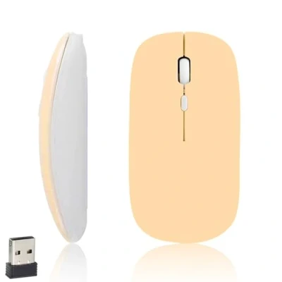 Immagine di iSTYLE Mouse Bluetooth Wireless, Tracciamento Ottico 1600 DPI, 3 Pulsanti, 5.2, Mini Silenziosi Compatibili per Mac, PC, Macbook, iPad, Android, iOS, Windows (richiede batteria AA)…
