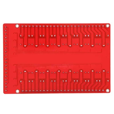 Immagine di Modulo relè a 16 canali DC12V Tipo isolato Scheda di interfaccia Trigger alto/basso livello