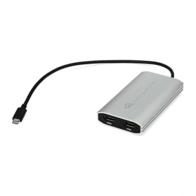 Immagine di OWC Adattatore schermo USB C Dual HDMI 4K con DisplayLink per Mac Apple Silicon M1 e M2 o altri PC Thunderbolt