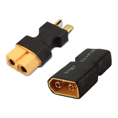 Immagine di VUNIVERSUM Mr.Stecker Modellbau® Set di 2 adattatori Premium XT60 su T Dean Connector Deans Male Female per Batteria Lipo Cavo adattatore ad alta corrente