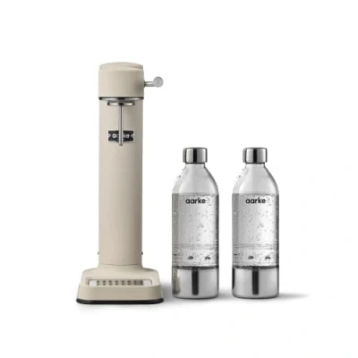 Immagine di Aarke Carbonator 3, Gasatore D’Acqua Per Trasformare L’Acqua In Acqua Frizzante, 2 x Bottiglie (800ml), Finitura Sand
