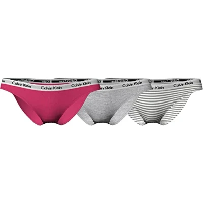 Immagine di Calvin Klein Underwear 3 PACK Perizoma, Donna, Taglia: 46, Pink/grey/silver