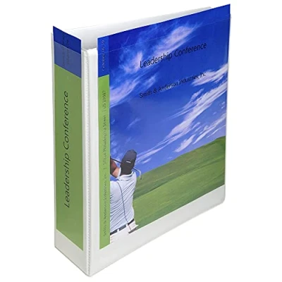 Immagine di Exacompta cod. 53945E 1 Raccoglitore a Leva Personalizzabile Kreacover® con Anelli D Copertina Foderata PP Tasca Fronte/Dorso Dorso 80mm F.to Esterno 30x32cm per A4 Maxi Bianco