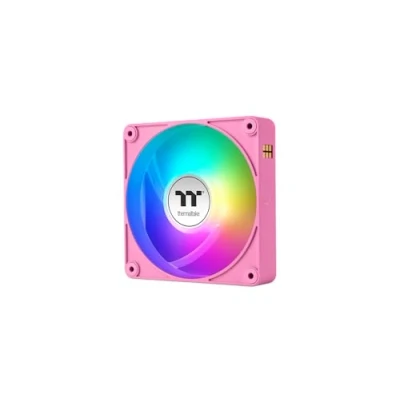 Immagine di Thermaltake CT140 EX Reverse ARGB Sync PC Cooling Fan Pink 3 Pack Ventola per case Rosa (L x A P) 120 25 mm