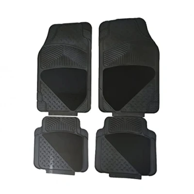 Immagine di top drive Set Tappeti Auto in Gomma e Moquette, Universali Sagomabili, Nero