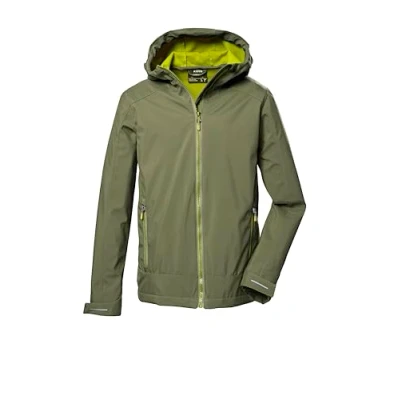 Immagine di killtec KOS 348 BYS SFTSHLL JCKT Giacca softshell/giacca outdoor con cappuccio Bambino, oliv,