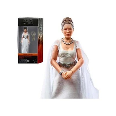 Immagine di Star Wars The Black Series Action Figure collezionabile da 15 cm della Principessa Leia Organa (Yavin 4) di Una Nuova Speranza, dai 4 Anni in su