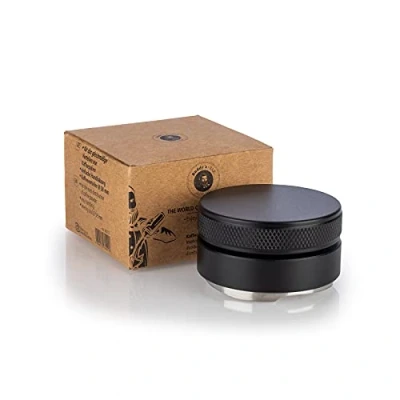 Immagine di Buddy&#039;s Bar Barista Edition, distributore di caffè, diametro 58 mm, altezza 3,5 cm, ausilio per il livellamento in acciaio inossidabile e alluminio, accessorio baristi