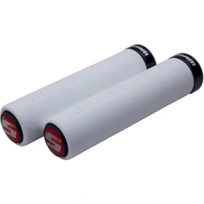Immagine di Correct title: Sram 00.7915.068.040 Coppia manopole in spugna, colore bianco
