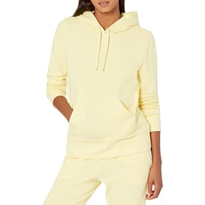 Immagine di Amazon Essentials Felpa con Cappuccio in Pile (Taglie Forti Disponibili) Donna, Giallo Chiaro, XL