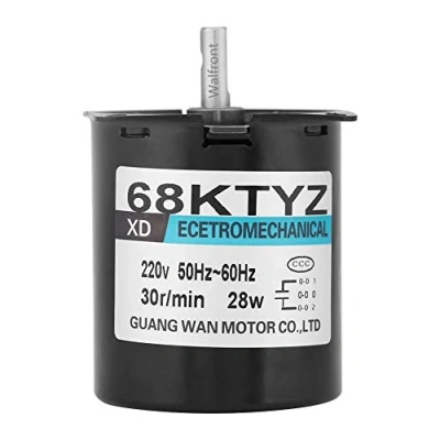 Immagine di Motore Elettrico, XD68KTYZ AC S1 AC220V 28W Motoriduttore Sincrono a Magneti Permanenti CW/CCW 30r/min