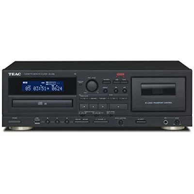 Immagine di Teac AD850SE Lattore CD e Cassette con USB, Nero