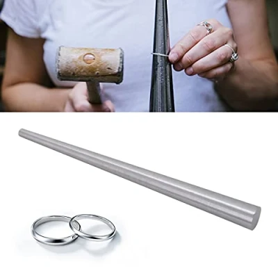 Immagine di Ingranditore per Anelli, Calibro misuratore mandrino, Strumento mandrino in Acciaio Inossidabile creazione di Gioielli e formatura Anelli(27cm)