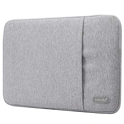 Immagine di Lacdo Borsa Protettiva Portatile Custodia per 14 Pollici New MacBook Pro M2/M1 Max A2779 A2442 2023 2021, 13&quot; Old Air 2010 2017, Surface Book 3 2, HP Envy 13, Lenovo IdeaPad Flex 5, Grigio