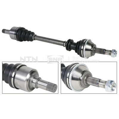 Immagine di SNR DK66.043 Albero motore / Semiasse Assale anteriore Sx 757,5 con cuscinetto in gomma FIAT: Ducato II Bus, Van, CITROËN: Jumper I Van