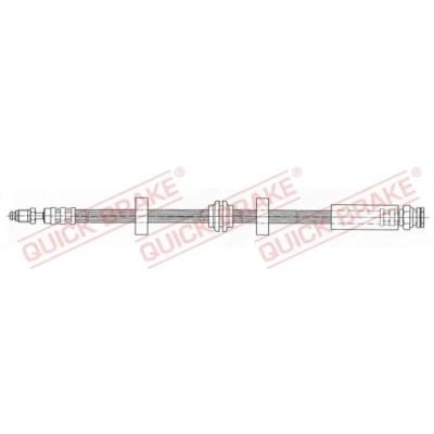Immagine di QUICK BRAKE 32.991 Tubi Freno 516mm M10x1 con filettatura interna, esterna