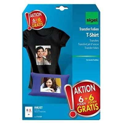 Immagine di Sigel T1157 Pellicola di trasferimento 250 g/m² 12 Foglio