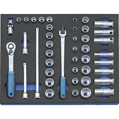 Immagine di Gedore 2005 CT2 D 30 Kit di chiavi a bussola 3/8 (10 mm) 43 parti 2016486