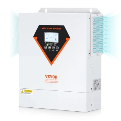 Immagine di VEVOR Inverter Ibrido da 3500W Convertitore Sole 230V CA Onda Sinusoidale Pura Off Grid con Regolatore di Carica Solare MPPT 60A Integrato, Inverteritore Integrato