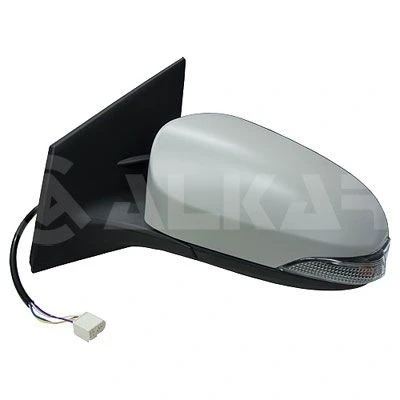 Immagine di Specchio retrovisore esterno Alkar 6144279 Dx con la prima mano elettrico termico, ribaltabile/ripiegabile elettricamente, convesso per veicolo gu