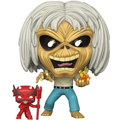 Immagine di Funko Pop! Rocks: Iron Maiden Number of The Beast (Skeleton Eddie) Figura in Vinile da Collezione Idea Regalo Merchandising Ufficiale Giocattoli per Bambini e Adulti Music Fans