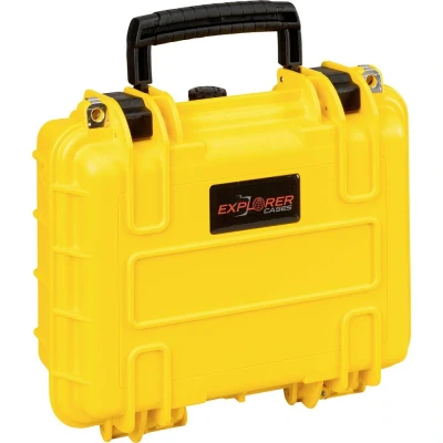 Immagine di Explorer Cases Valigetta portaoggetti outdoor 2712HL.Y yellow with pick &amp; pluck foam (L x A P) 28 20 12 cm Giallo