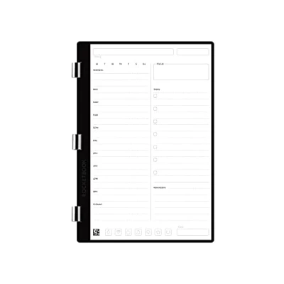 Immagine di ROCKETBOOK Pro (Axis) Page Pack, Executive Daily/To Do, White (AXSF6 E K)