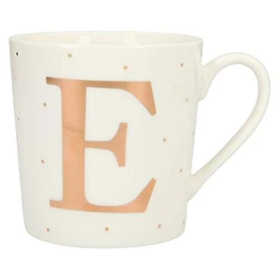 Immagine di Depesche 5909.030 Tazza con manico in porcellana, 300 ml, testo E