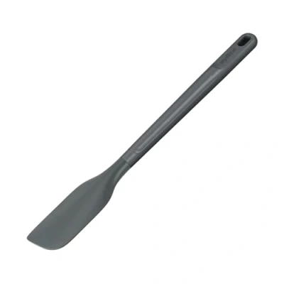 Immagine di Zyliss Spatola Cucina Poco in Paglia di Grano/Silicone Resistente, per Cucinare e Mescolare con Silicone Resistente al Calore, Grigio Beluga, 27 cm x 3,5 cm, Lavabile lavastoviglie