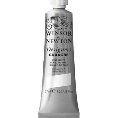 Immagine di Winsor &amp; Newton Designers Gouache, 37 ml Bianco di Zinco