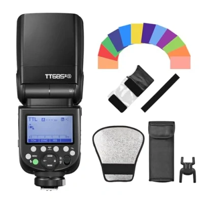 Immagine di Godox Thinklite TT685IIS TTL On Camera Speedlight 2.4G Wirelss X System Flash GN60 High Speed 1/8000s di ricambio per fotocamere Sony A77II A7RII A7R A58 ILCE6000L