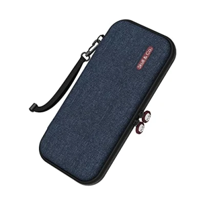 Immagine di Skull &amp; Co. Every Day Slim Carrying Case for Nintendo Switch OLED and Regular Switch: Portable Hard Shell Protective Travel Denim