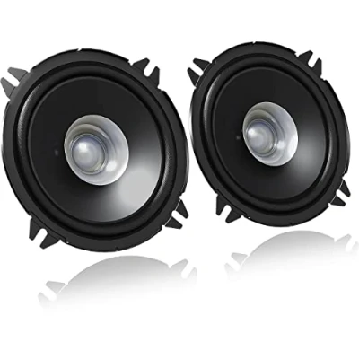 Immagine di JVC CS J510X, Altoparlanti biconici da 13 cm, Potenza di Picco 250W, Woofer in Mica 13cm, Magnete ferrite, Risposta frequenza 40 20,000Hz, Surround Ibrido, Nero