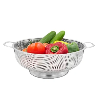 Immagine di Intirilife Setaccio in acciaio inox con due manici Aiuto cucina per setacciare