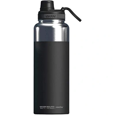 Immagine di ASOBU MIGHTY ALPINE FLASK BOTELLA AISLADA DE ACERO INOXIDABLE PARA EXTERIORES 1,2 LITROS, NEGRA.