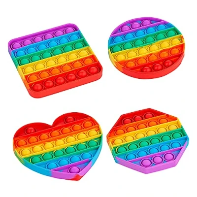 Immagine di KICOSOADT Pop it, Popit XXL Toys, Rainbow Plopper Toy, Push Bubble Fidget Sensory Toy Per bambini e adulti, Popper Antistress, Giocattolo l&#039;apprendimento di 1 100 Numeri