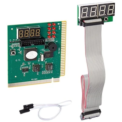 Immagine di Leagy Dispositivo analizzatore, tester, diagnostico, debug, POST card, con display esterno a 4 cifre, per scheda madre computer PCI e ISA
