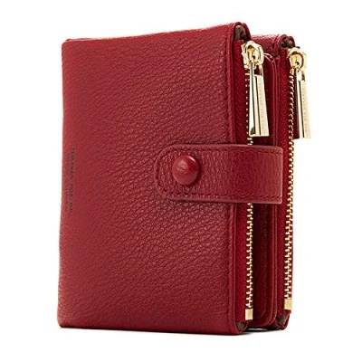 Immagine di Portafoglio da donna, in similpelle PU, piccolo portamonete Colore: rosso,