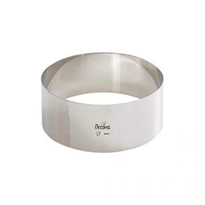 Immagine di Decora Ø 16 x H 6 cm 0063747 Cerchio Inox, in Acciaio Inossidabile, Argento