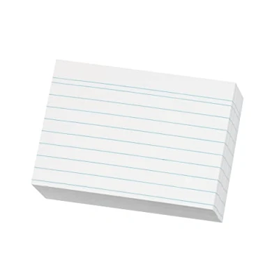 Immagine di Herlitz Schede per appunti, 200 pezzi, Formato A8, bianco