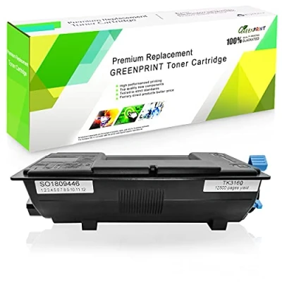 Immagine di GREENPRINT con Chip Cartuccia di Toner Compatibile TK3160 TK 3160 Nero per Kyocera ECOSYS P3045dn P3050dn P3055dn P3060dn P3150dn P3155dn P3260dn M3145dn M3645dn M3860idn M3860idnf