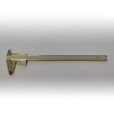 Immagine di Calibro a corsoio analogico professionale 0 300 mm monoblocco in acciaio INOX 1/20 0,05 echoENG SM 10 CLM2