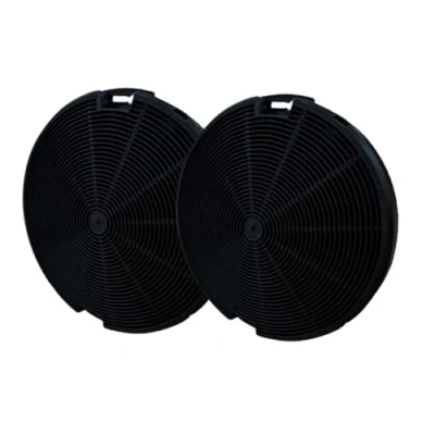 Immagine di DL SERVICE Filtro per cappa Faber Smeg Franke in carbone attivo di ricambio compatibile con aspirante Confezione 2 filtri