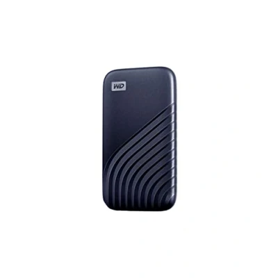 Immagine di WD My Passport Portable SSD 1TB, NVMe Technology, USB C, Read Speeds of up to 1050MB/s &amp; Write 1000MB/s. Works with PC, Xbox, PlayStation Midnight Blue