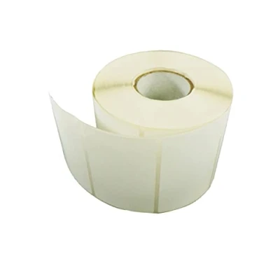 Immagine di Netuno 1 rotolo etichette termoadesive 80 x 50 mm anima interna 40 1000 pezzi termodirette bianche adesive permanenti per tampante a Trasferimento Termico codice barre