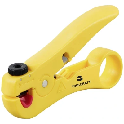 Immagine di TOOLCRAFT TO 9627696 Universale Utensile di sguainatura Adatto per Cavo dati UTP, STP 3.5 fino a 9 mm