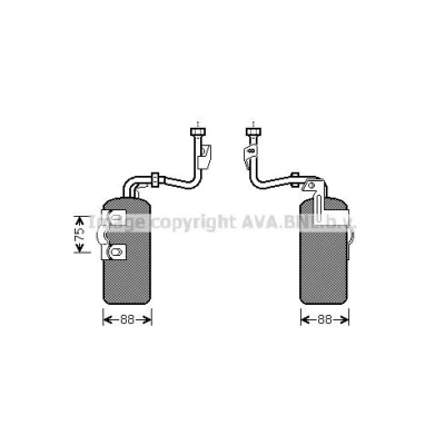 Immagine di PRASCO VO2118 Radiatore motore Alluminio 589 383 34 Alette di raffreddamento saldate VOLVO: XC70 I Cross Country, C70 Coupe, V70 2