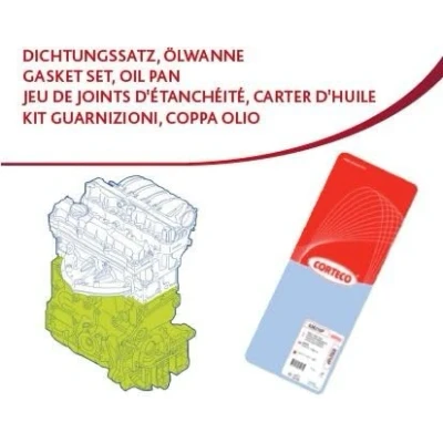 Immagine di CORTECO 427029P Guarnizioni con paraolio albero a gomiti FIAT: Panda III Hatchback, Grande Punto II Hatchback