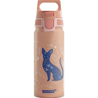 Immagine di SIGG WMB ONE My Universe Borraccia bambini (0,6 L), termica per atossica e a prova di perdite, alluminio leggera, Made in Switzerland